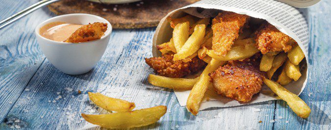 Las frituras, los precocinados y la comida rápida están totalmente prohibidos