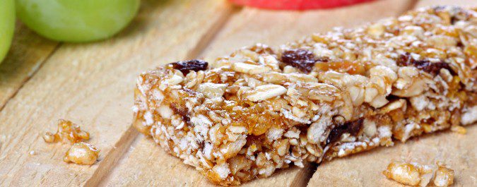 Las barritas de cereales son un buen almuerzo entre horas