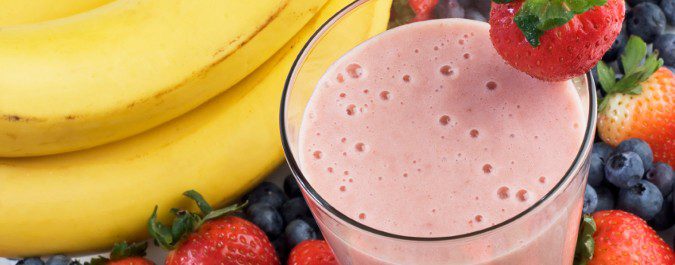 Los batidos de fresa son buenos para combatir la celulitis