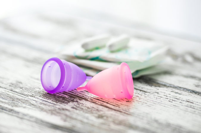 Las copas rrecogen el flujo sin absorberlo, lo que elimina los problemas de olor típicos de los tamponesl