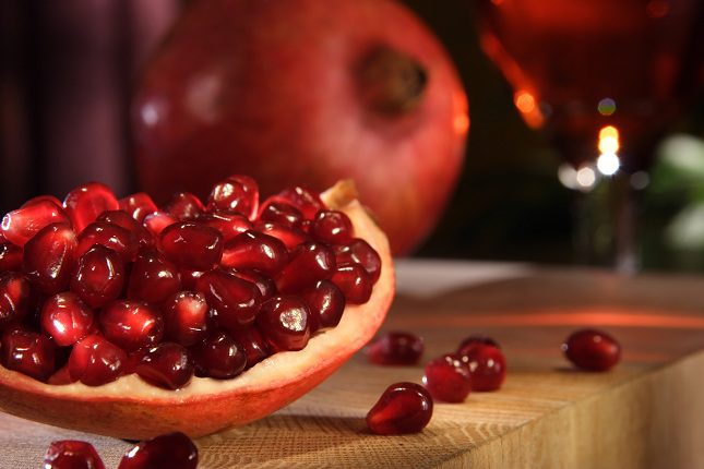La granada tiene numerosas propiedades antioxidantes