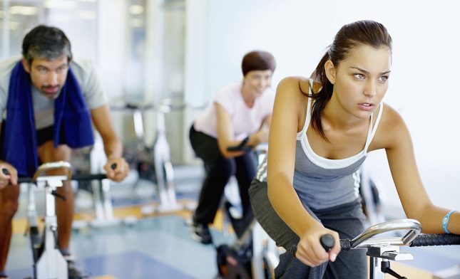 El spinning trabaja los grupos musculares que hay en las piernas